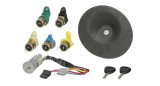 Set inchidere Renault Kangoo 01.2008, Kangoo 03.1902, cu chei; cu 3 usa lock cylinder; cu ignition lock cpl.; cu trunk lock cylinder; cu fuel cap