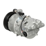 Compresor aer conditionat BMW Seria 1 E87/E88/E81/E82, 03.2007-12.2007, motorizare 120i; 2.0, benzina, rola curea 110 mm, 6 caneluri, Tip: Calsonic K