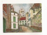 FA95 -Carte Postala- SCOTIA- Glasgow art gallery and museum - Utrillo, Vilage street, necirculata