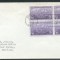 United States 1948 California gold centenary x 4 FDC K.504