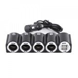 Cumpara ieftin INCARCATOR AUTO PNI LIGHTER 04 CU 4 IESIRI BRICHETA 12V/24V SI 2 IESIRI USB