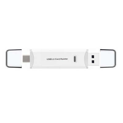 CARD READER MICROSD/SD TYPE C USB 3.0 PLATINET foto