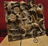 BASORELIEF, &quot; BASME ROMANESTI &quot; IPSOS, SEMNAT VERSO LADEA ( posibil Romuls Ladea ) 1970