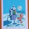 SANTA-LUCIA-&#039;&#039;Desene animate -APOLOO 11&#039;&#039;-COLITA.-MNH NESTAMP. -Calitate EXTRA