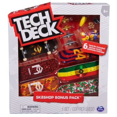 TECH DECK PACHET 6 PIESE CU ACCESORII FINGERBOARD SK8MAFIA foto