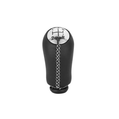 Maner schimbator imitatie piele compatibil Dacia Logan / Renault Megane / Clio cu 2 adaptoare pentru 5 si 6 viteze Cod: SC-56 foto