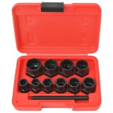 Cumpara ieftin Set extractor suruburi si piulite deteriorate din otel, 11 piese