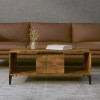 Gossi masuta de cafea, stejar fumuriu, 90x50x36,5 cm, lemn prelucrat