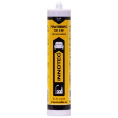 Adeziv construcții, etanșant construcții, adeziv universal, 290ml, negru, cu aplicator