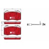 Placute frana Mercedes C-Class (W203), CLK (C209), CLS (C219), E-Class (W211), S-Class (W220), SL (R230), Toyota Corolla Compact (E9), punte fata, TR, Trw