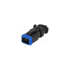 Conector auto, PX0, 2 pini, BULGIN - PX0104S02BK