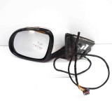 Oglinda Laterala Stanga Skoda Yeti 5L 2010, OEM 5L2857501B,5L0857933, Portocalie/Neagra, Second Hand cu Garantie