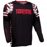 Tricou cross/enduro/atv Moose Racing Qualifier, negru, marime M