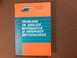 AURELIA CATANA PROBLEME DE ANALIZA MATEMATICA SI OBSERVATII METODOLOGICE
