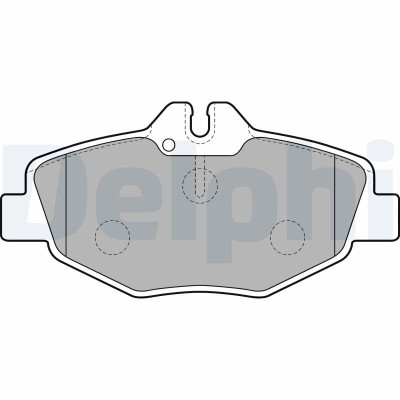 DELPHI LP1791 set placute frana,frana disc foto