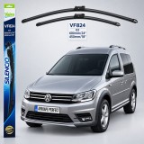 Cumpara ieftin Ștergătoare VW Caddy Alltrack IV Box Body/MPV (SAA) 2015-2020 | Valeo Silencio Xtrm VF824 | Set Față 600+450mm