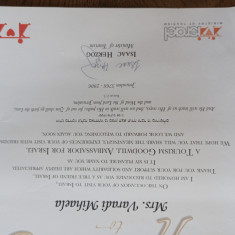 DIPLOMA ISRAEL, MINISTRUL TURISMULUI, 2006, INSIGNA + DIPLOMA