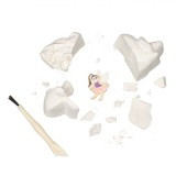 Set Excavare Fosile Unicorn, Figurină Aleatoare Z&acirc;nă sau Unicorn, Unelte Incluse, 7x3x9.5cm, Multicolor, Oem