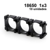 Set suport constructie Baterie - Acumulator 18650 1x3 - 10 buc