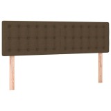 Cumpara ieftin Tablii de pat, maro inchis, 144x5x78/88 cm, textil