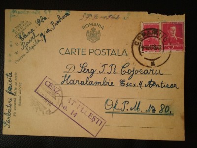 1943-C.P.circ.-CENZURAT-Ploiesti 14 foto