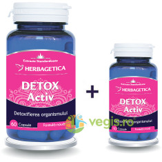 Pachet Detox Activ 60cps+10cps