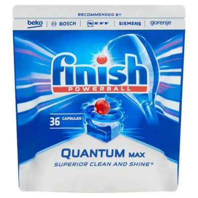 Detergent pentru Masina de Vase FINISH, Quantum Max, 36 Tablete, Detergenti pentru Masinile de Vase, Detergent Capsule pentru Masina de Vase, Detergen foto