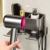 Suport Feon si Accesorii Baie Metalic, Gri ModernLight Concept