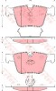 Set placute frana,frana disc MERCEDES R-CLASS (W251, V251) (2006 - 2016) TRW GDB1675