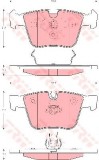 Set placute frana,frana disc MERCEDES R-CLASS (W251, V251) (2006 - 2016) TRW GDB1675