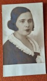 fotografie veche datata anul 1932, portret de femeie