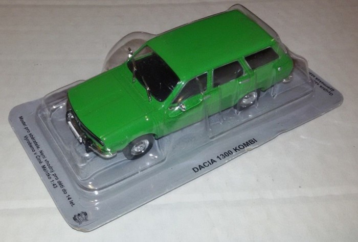 Macheta Dacia 1300 Kombi - Masini de legenda Polonia scara 1:43 Macheta Dacia 1300 Kombi - Masini de legenda Polonia scara 1:43