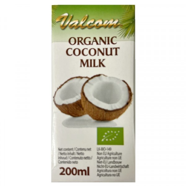 Lapte de cocos Organic Sri Lanka 200ml Valcom MLL