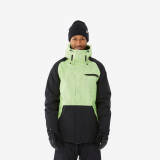 Geacă Snowboard 100 Verde-Negru Bărbați