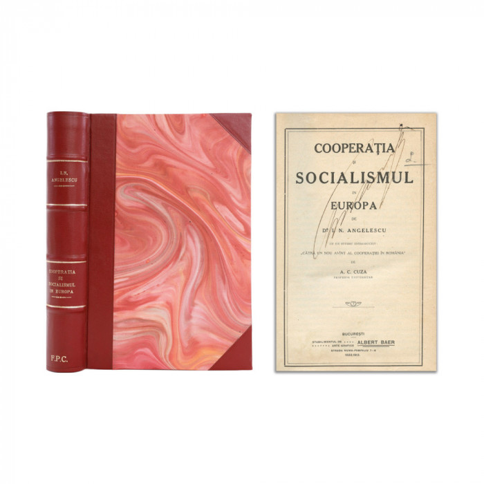 I.N.Angelescu, Cooperatia Si Socialismul In Europa, 1911