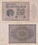 1923 (1 Februarie), 100.000 Mark (P-83a.1) - Germania