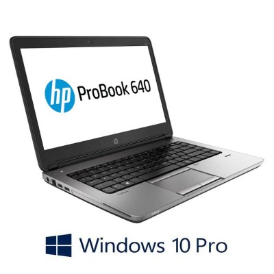 Laptop HP ProBook 640 G1, Intel Core i5-4300M, 8GB DDR3, SSD, Win 10 Pro foto
