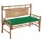 vidaXL Bancă de grădină cu pernă, 120 cm, bambus 3063881