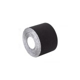 Rola de film pentru kinetoterapie in culoare neagra, impermeabila, respirabila, elastica, Oem