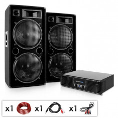 Electronic-Star DJ PA set complet &amp;amp;quot;Phuket Pulsar&amp;amp;quot; amplificator ?i 2x boxe foto