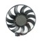 Ventilator radiator fara suport Audi A6 10-, A7 10-, A8 10-, motor: 4.0 V8 T, 385 mm; 4 pini, 4H0959455AB; 4H0959455K