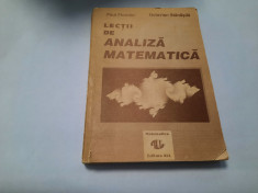 LECTII DE ANALIZA MATEMATICA OCTAVIAN STANASILA/PAUL FLONDOR RF8/3 foto