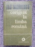 Corigent la limba romana de Ion Minulescu, 1971, 223 pag, stare buna