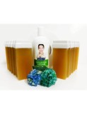 Cumpara ieftin Set 12 Cartușe Ceară cu Miere + Ulei și H&acirc;rtie &ndash; Epilare Naturală și