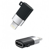 Adaptor Conversie USB Type-C la Lightning XO Design NB149-D, Negru