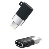 Adaptor Conversie USB Type-C la Lightning XO Design NB149-D, Negru