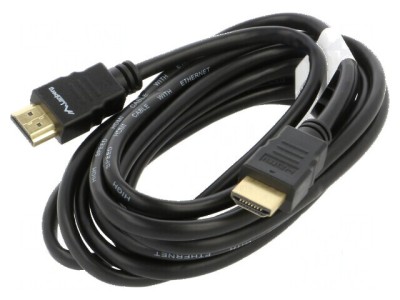 Cablu HDMI 1.4, 3m, negru, PVC, 30AWG, mufe ambele părţi foto