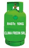 Freon R407c 10 kg cu butelie inclusa (V&acirc;nzare doar cu Certificat AGFR), Oem