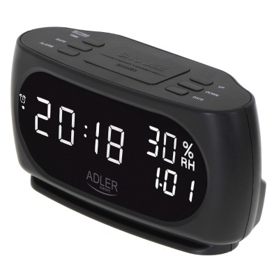 Ceas alarma afisare temperatura si umiditate AD1186 ADLER foto
