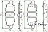 Set placute frana,frana disc NISSAN X-TRAIL (T30) (2001 - 2013) BOSCH 0 986 495 089